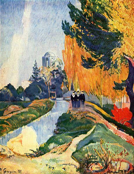 Paul Gauguin Les Alyscamps Germany oil painting art